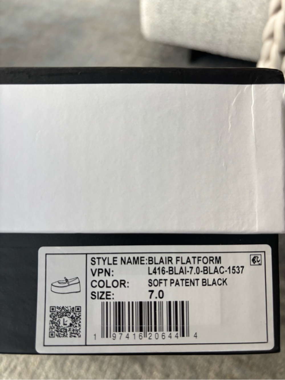 New In Box - Larroude Blair Flatform Mary Janes Size 7 - Picture 12 of 13